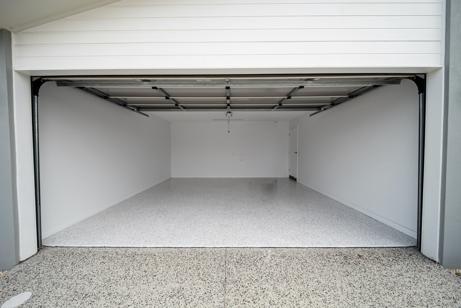 Completed garage floor in Redhead