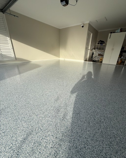 Garage renovation after coating